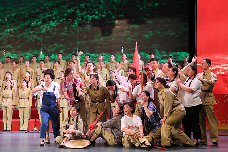 北大荒集团参与承办的庆百年华诞·颂百年辉煌黑龙江省群众歌咏展演